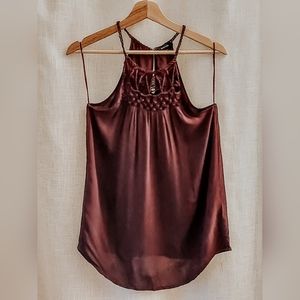 Maroon detailed cami